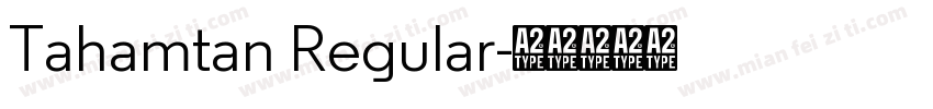 Tahamtan Regular字体转换